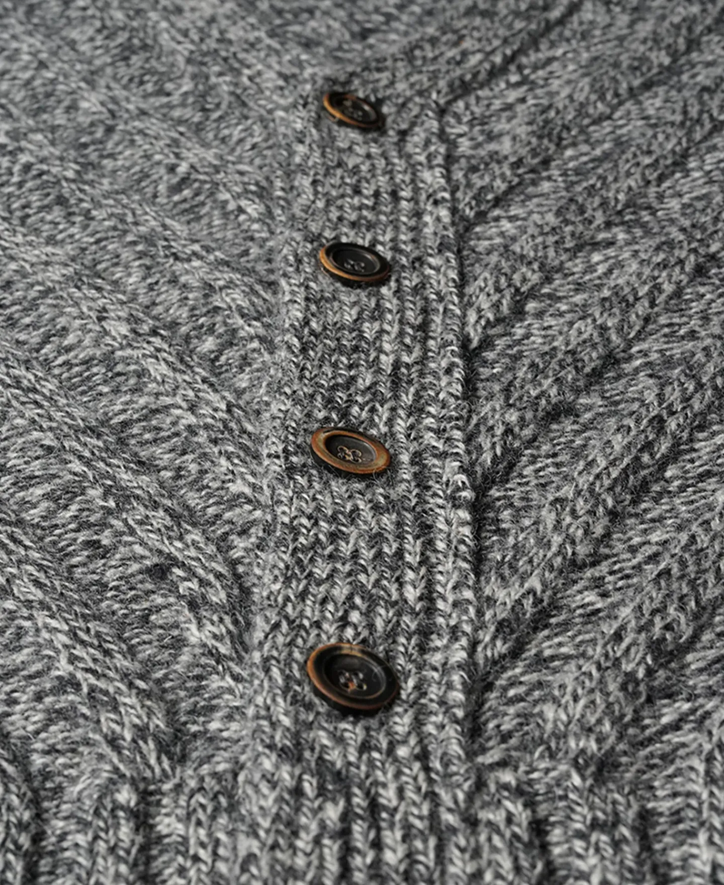 New Marled Shetland Wool Sweater Vest Knitwear&sweaters