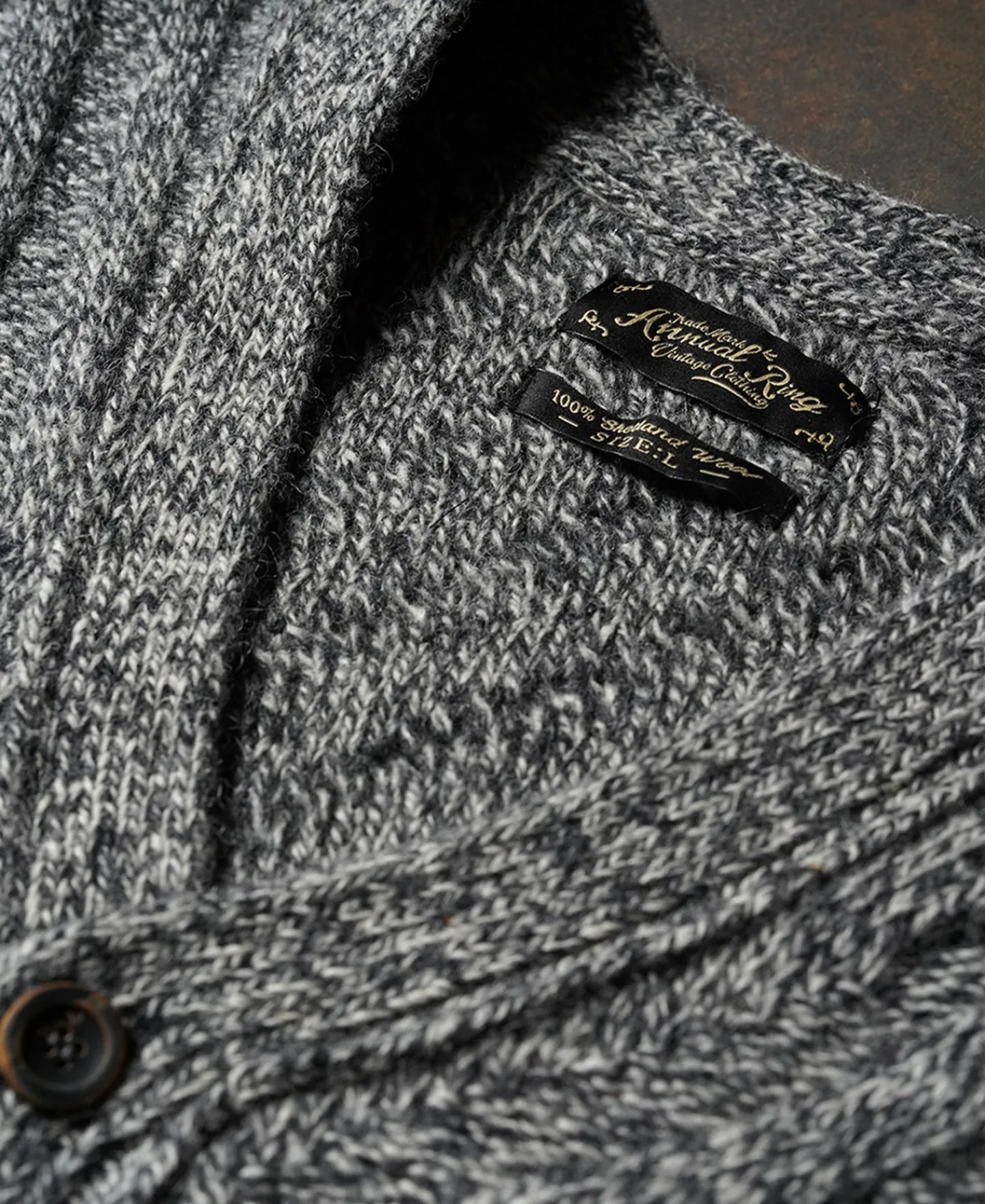 New Marled Shetland Wool Sweater Vest Knitwear&sweaters
