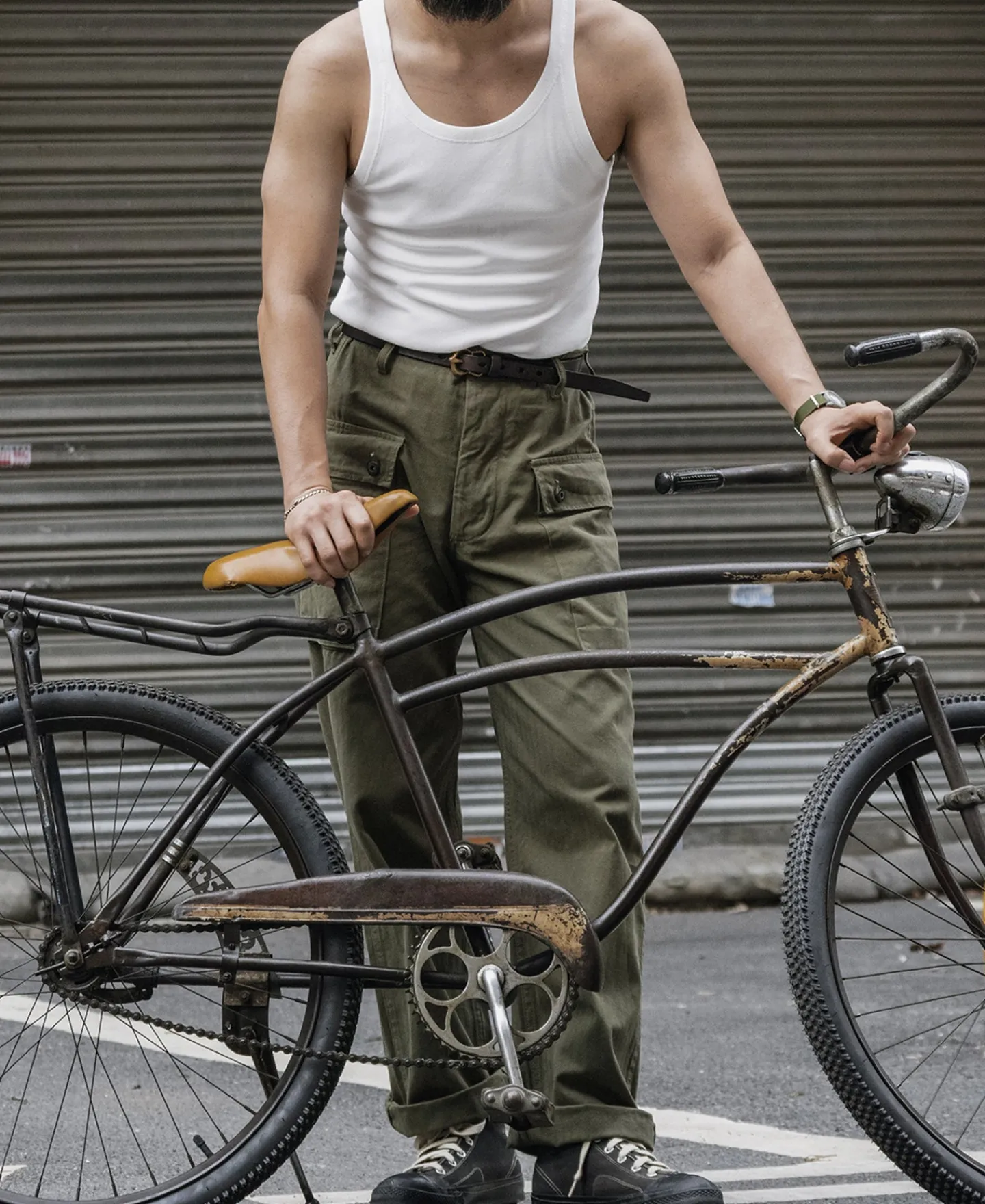 Online Military Cotton Tank Top - White Tank Tops&vests&boxers