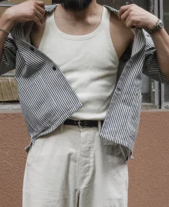 Sale Military Cotton Tank Top - Apricot Tank Tops&vests&boxers