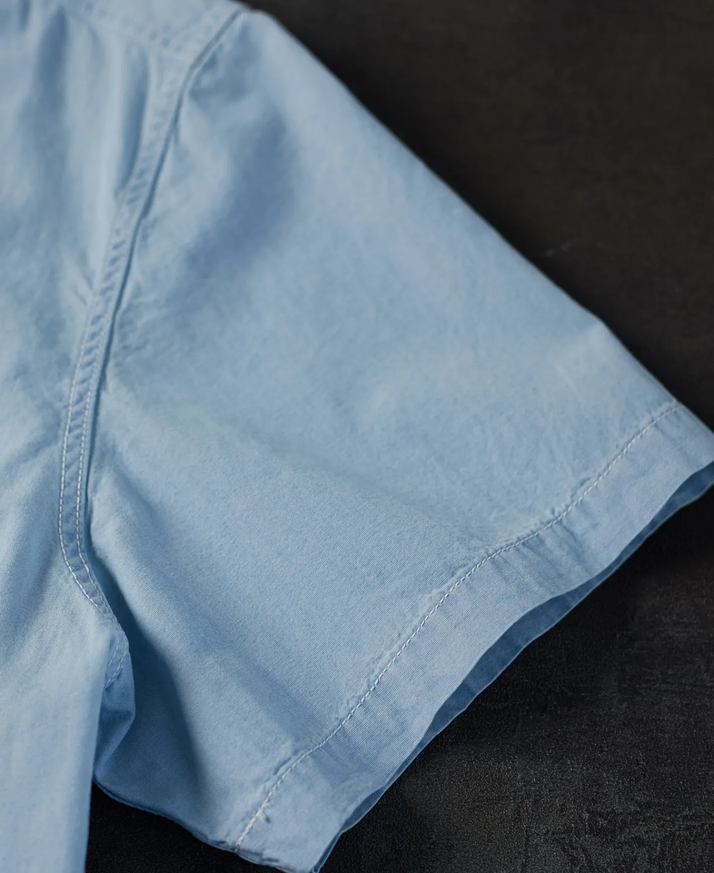 New Military Wash Chambray Short Sleeve Workshirt Short Sleeve Shirts | Shirts