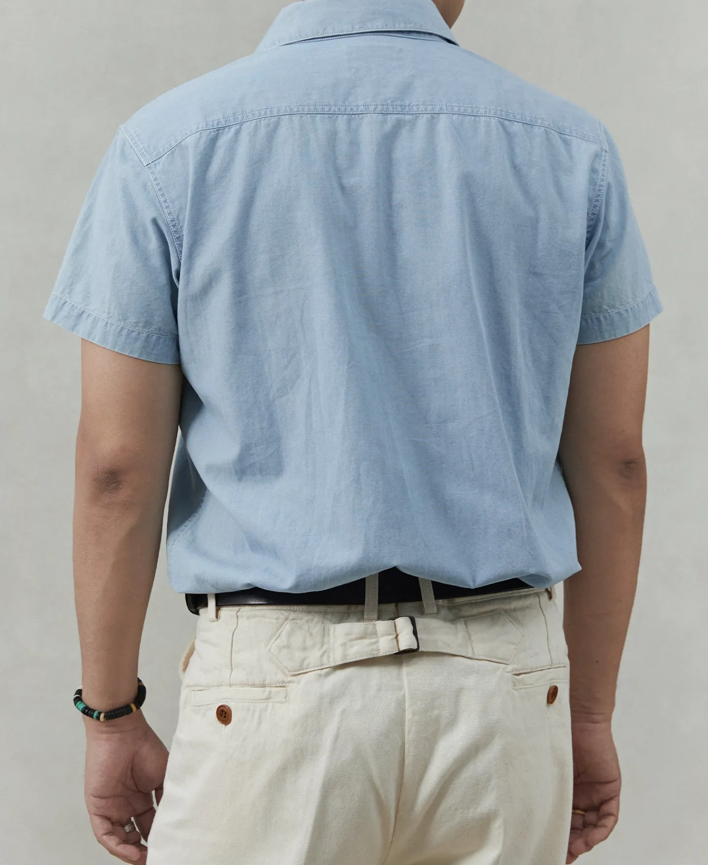 New Military Wash Chambray Short Sleeve Workshirt Short Sleeve Shirts | Shirts