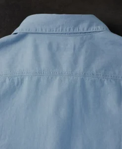 New Military Wash Chambray Short Sleeve Workshirt Short Sleeve Shirts | Shirts
