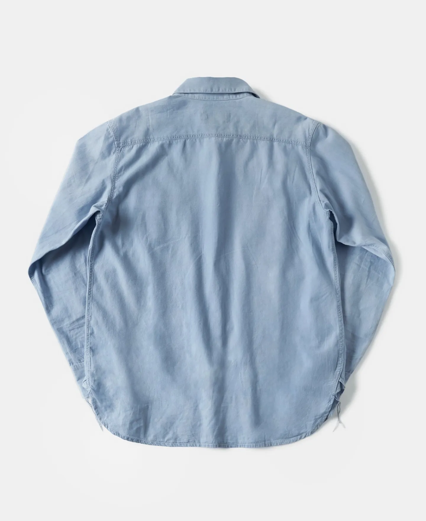 Hot Military Wash Chambray Workshirt Long Sleeve Shirts | Shirts