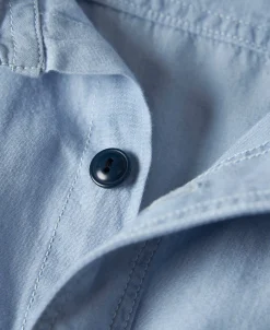 Hot Military Wash Chambray Workshirt Long Sleeve Shirts | Shirts