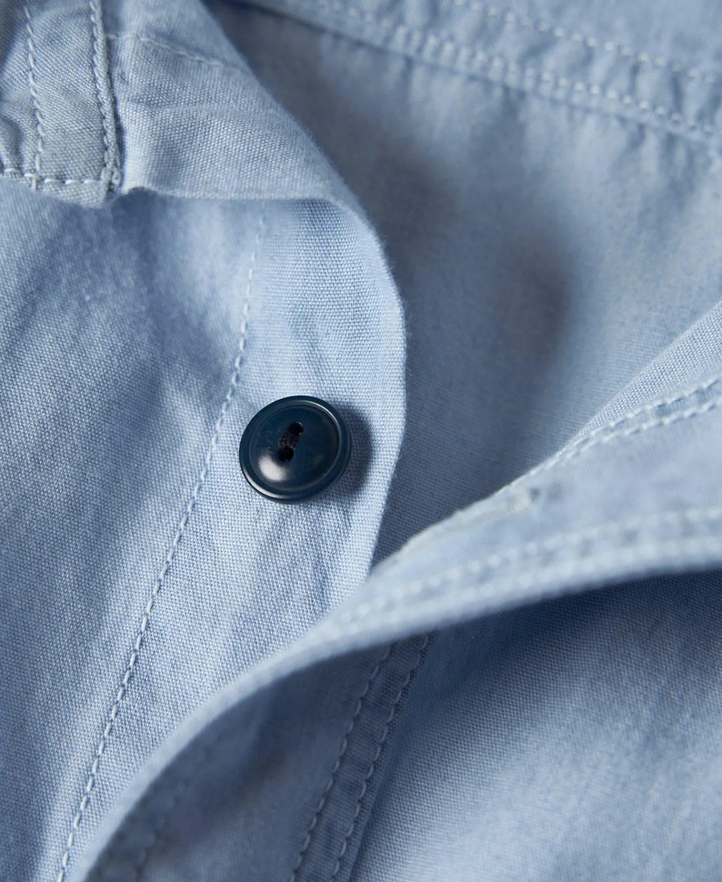 Hot Military Wash Chambray Workshirt Long Sleeve Shirts | Shirts