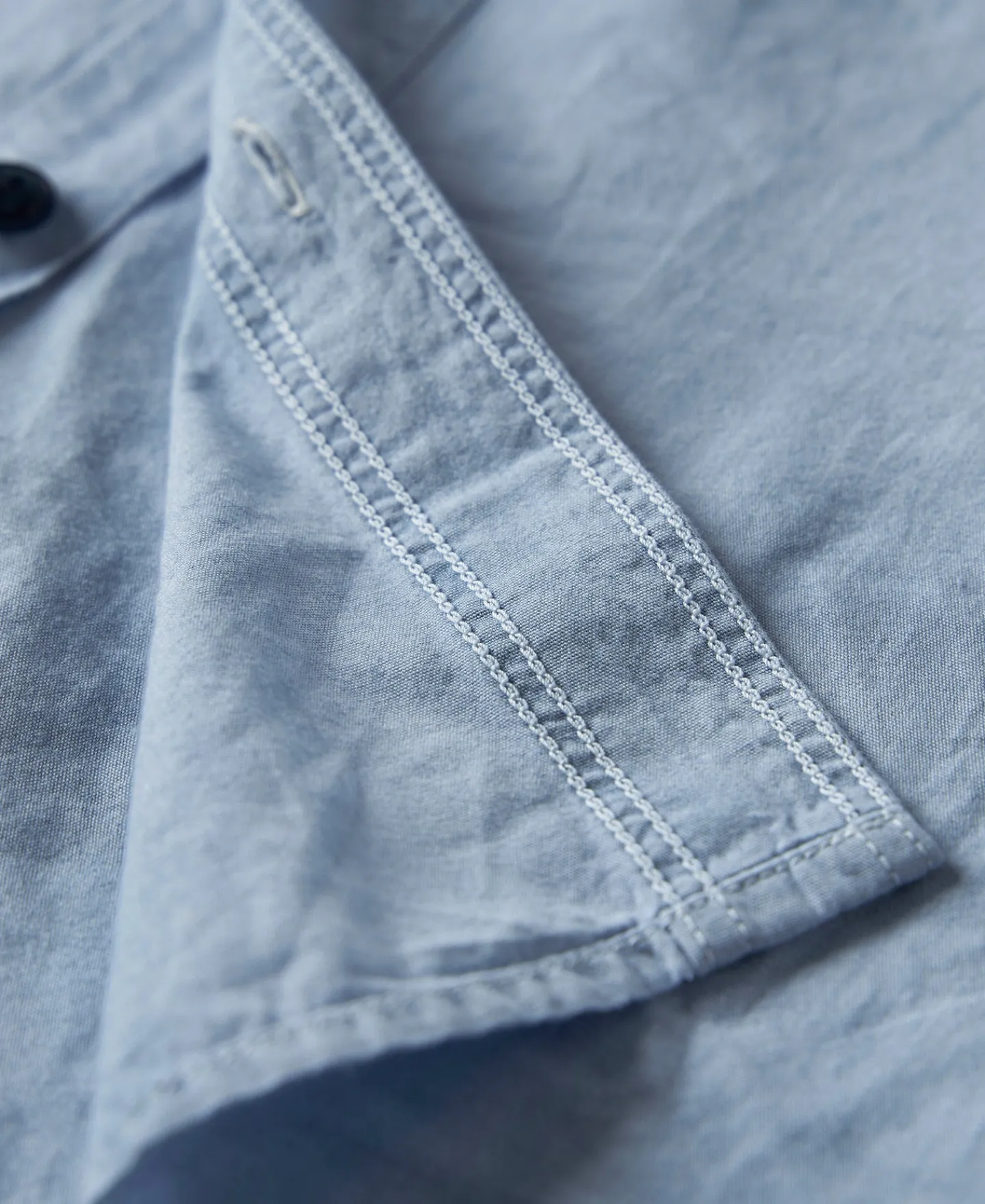 Hot Military Wash Chambray Workshirt Long Sleeve Shirts | Shirts