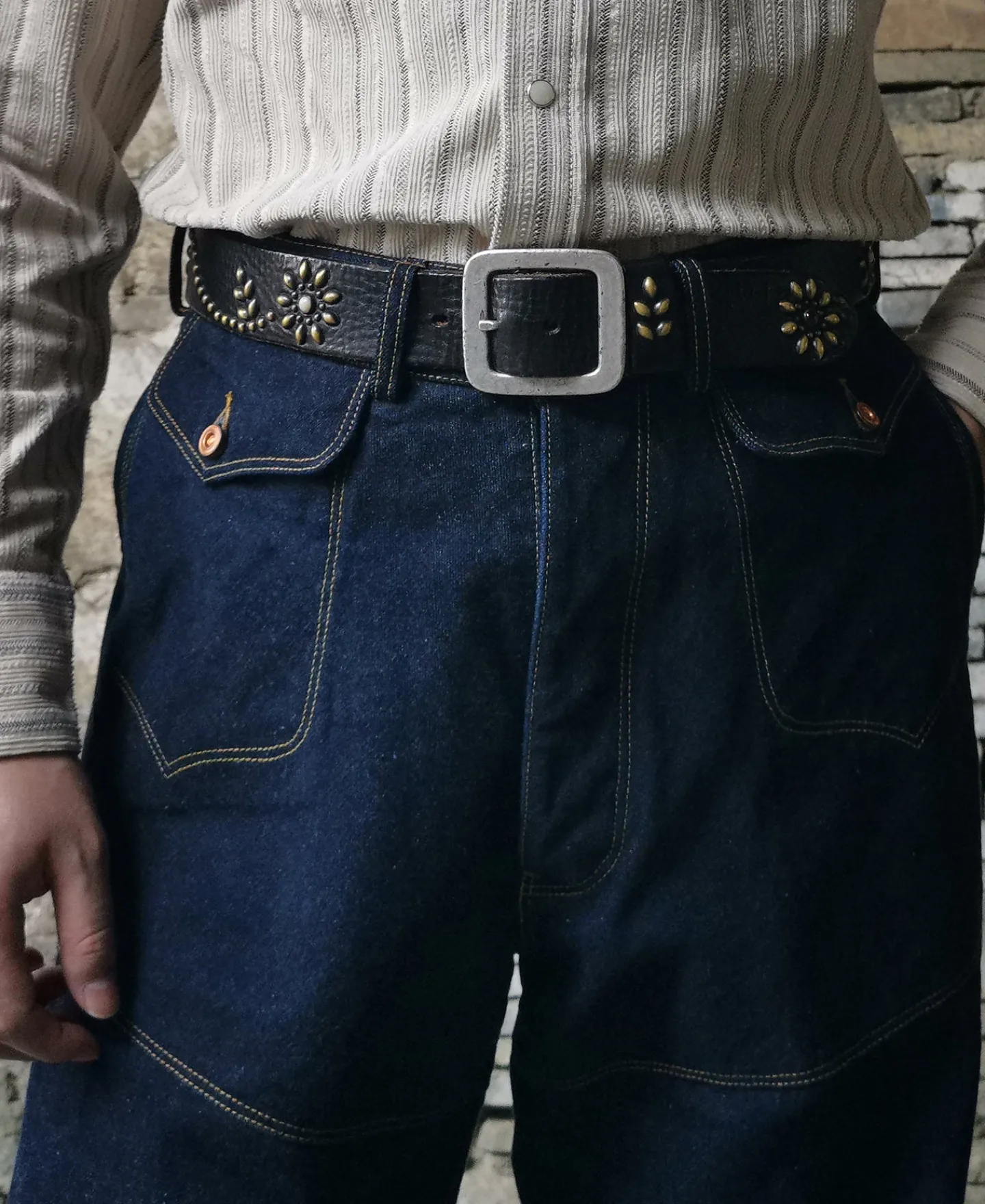 Outlet 1879 Model Charles A. Jones Denim Railroad Work Trousers Jeans | Denim