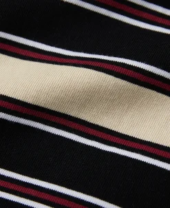 Clearance Multi-Stripe Long Sleeve T-Shirt - Beige/Black Long Sleeve T-Shirts | T-shirts
