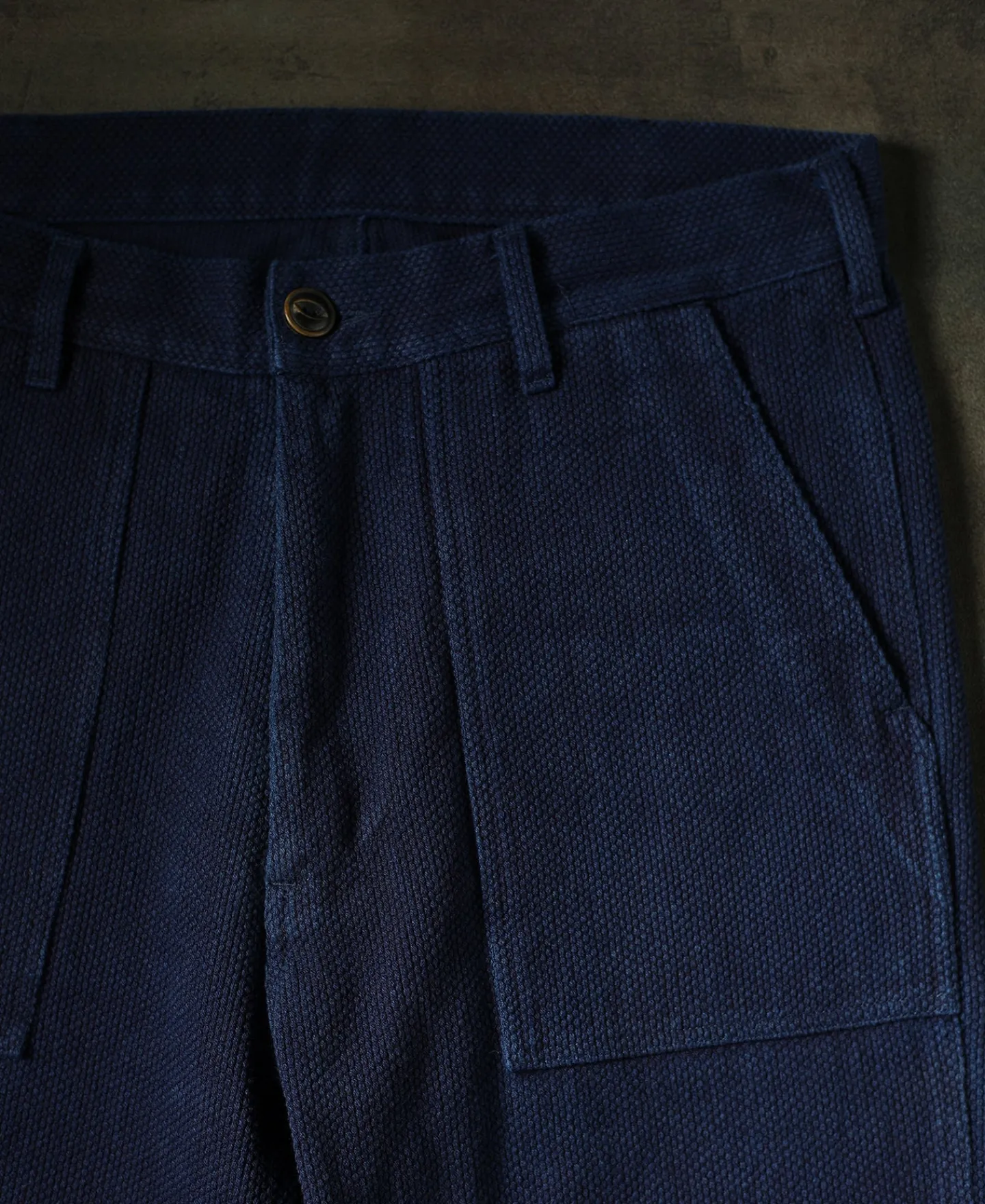 Fashion OG-107 Fatigue Pants - Indigo-Dyed Sashiko Version Pants&trousers