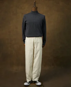 New OG-107 Sateen Weave Fatigue Pants - White Pants&trousers