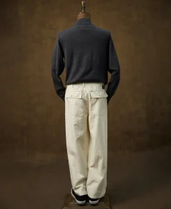 New OG-107 Sateen Weave Fatigue Pants - White Pants&trousers