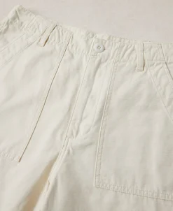 New OG-107 Sateen Weave Fatigue Pants - White Pants&trousers
