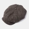 Clearance Old Time Herringbone Wool Newsboy Cap Hats&caps