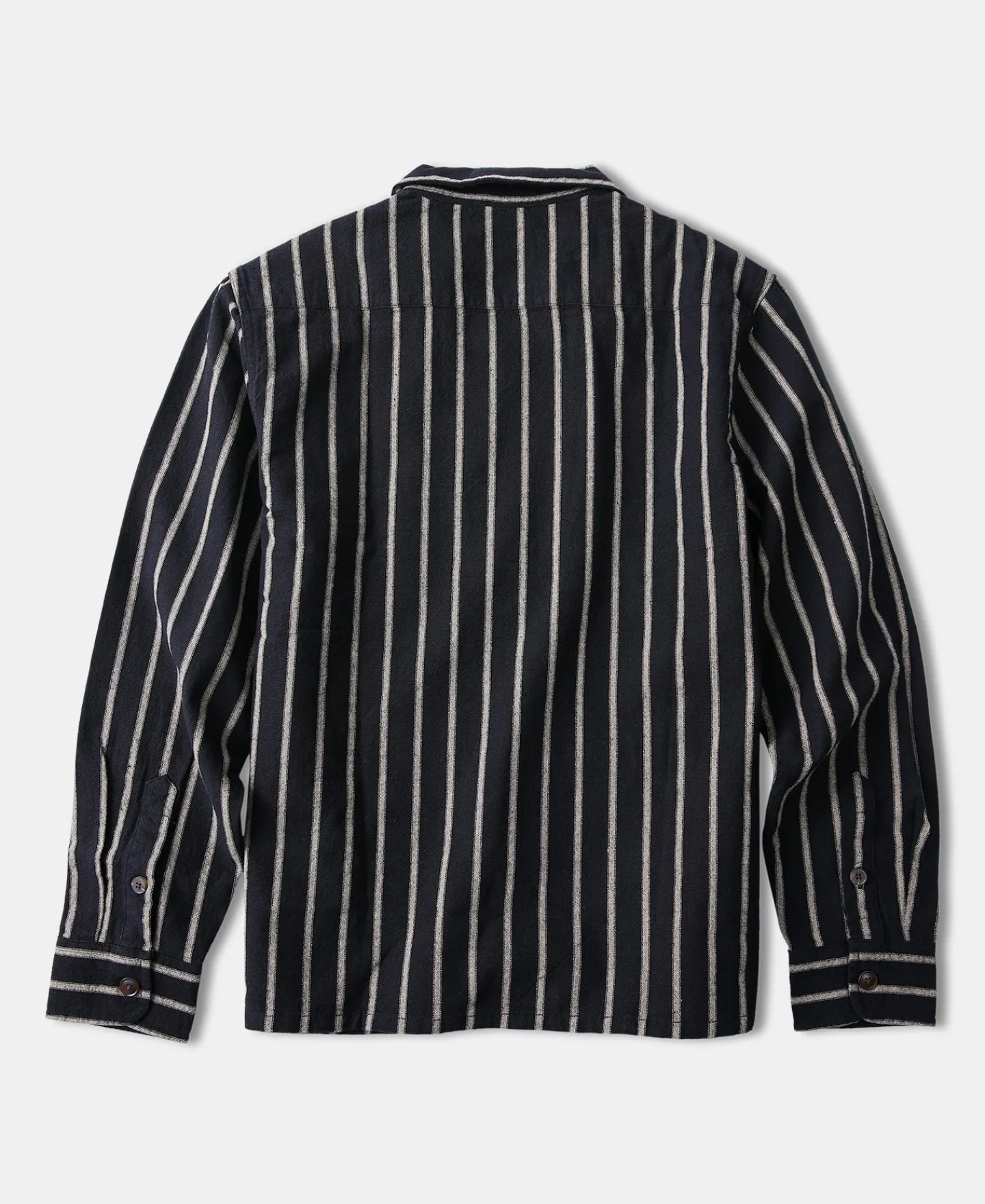 Best Open Collar Old Time Stripe Color Woven Shirt Long Sleeve Shirts | Shirts