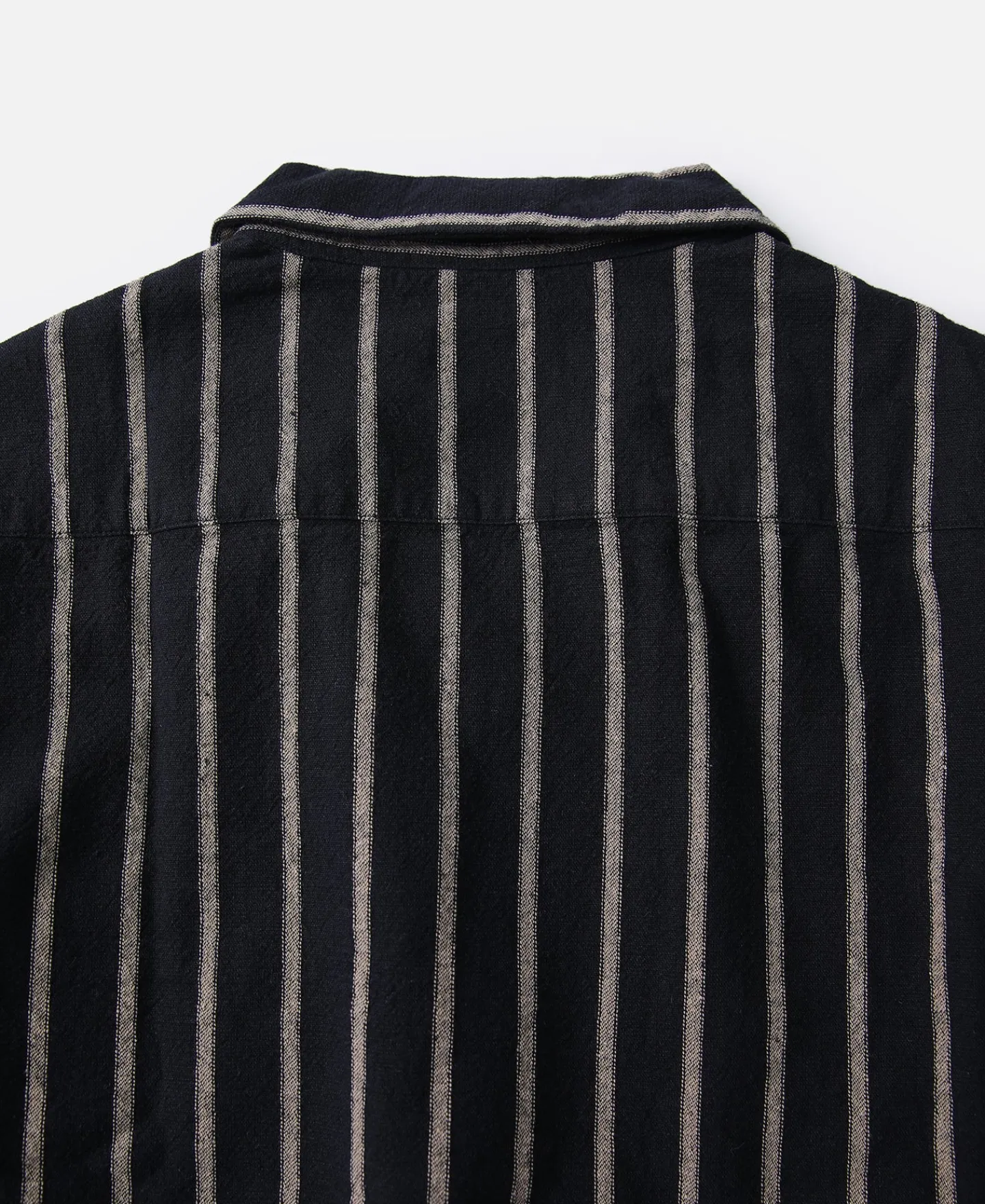 Best Open Collar Old Time Stripe Color Woven Shirt Long Sleeve Shirts | Shirts