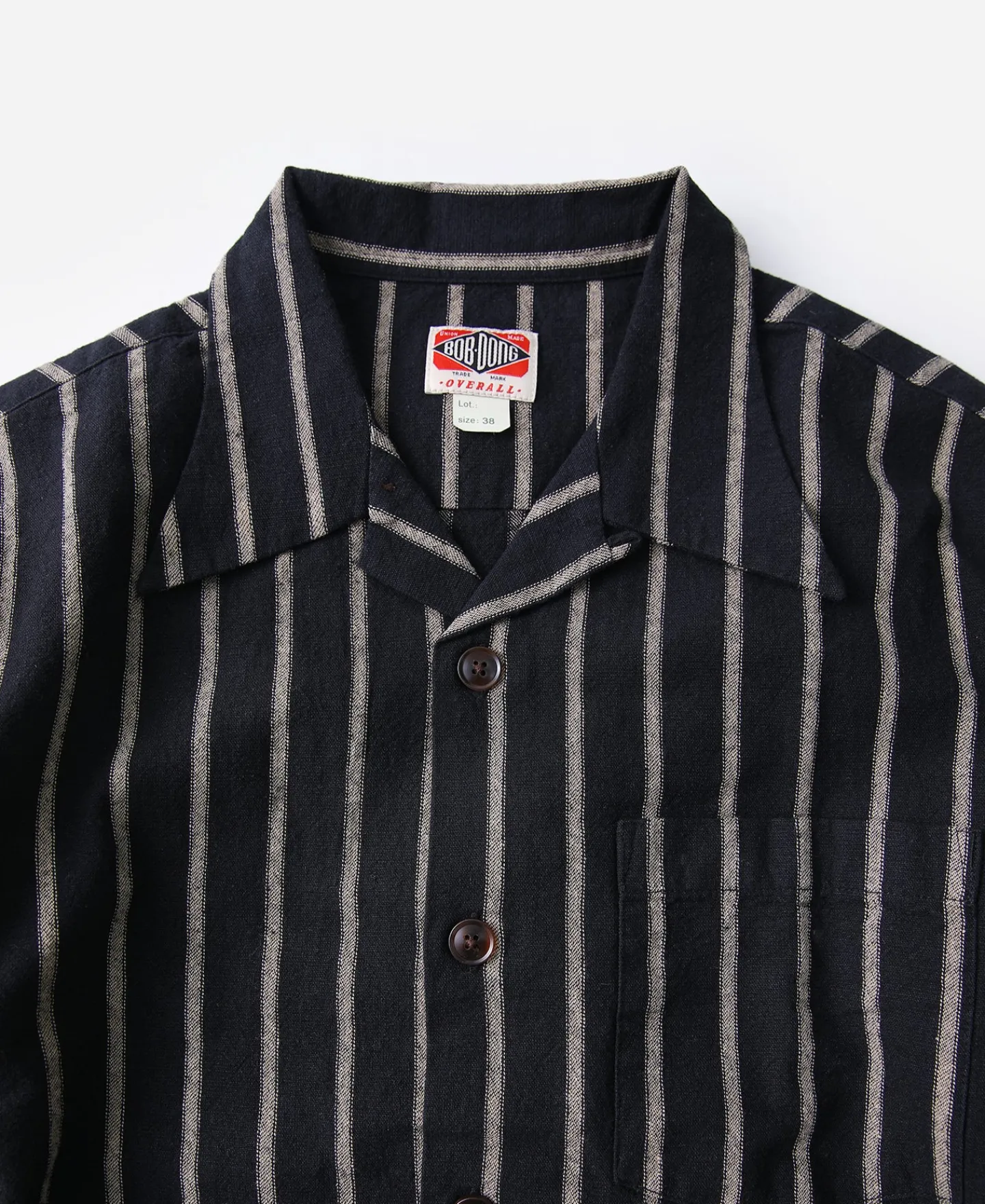 Best Open Collar Old Time Stripe Color Woven Shirt Long Sleeve Shirts | Shirts