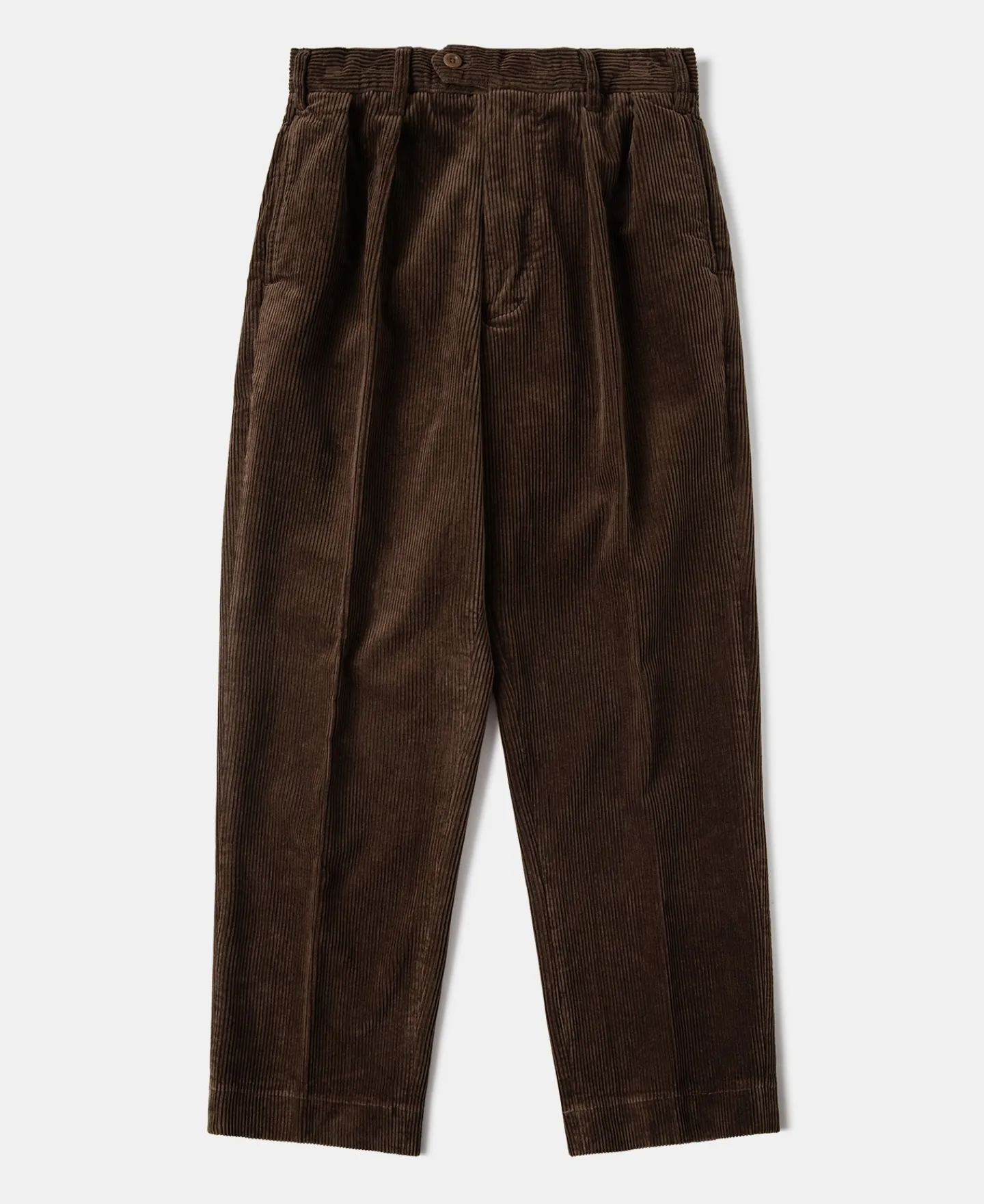 Sale 12.5 oz 8 Wale Corduroy Trousers - Brown Pants&trousers