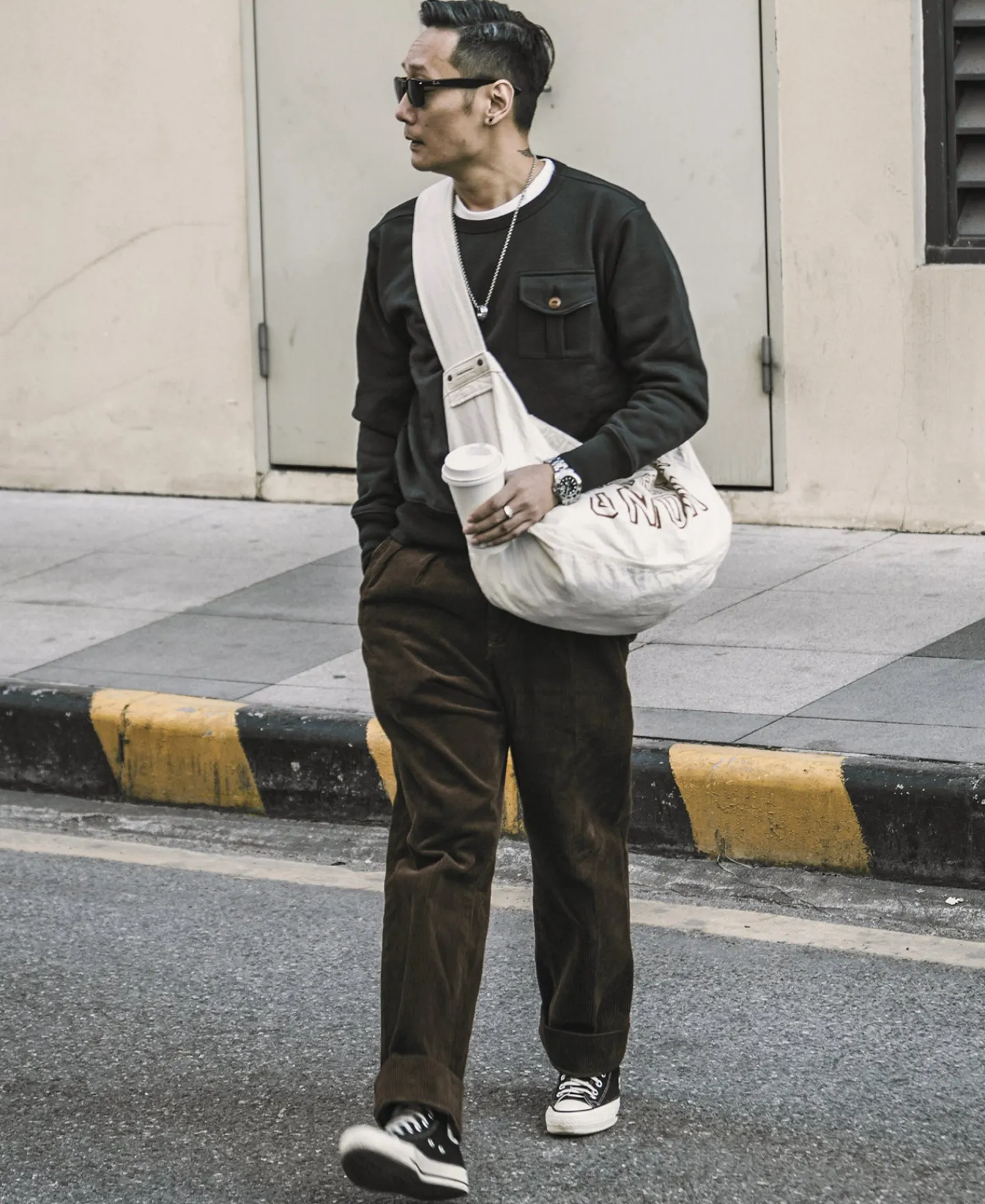 Sale 12.5 oz 8 Wale Corduroy Trousers - Brown Pants&trousers