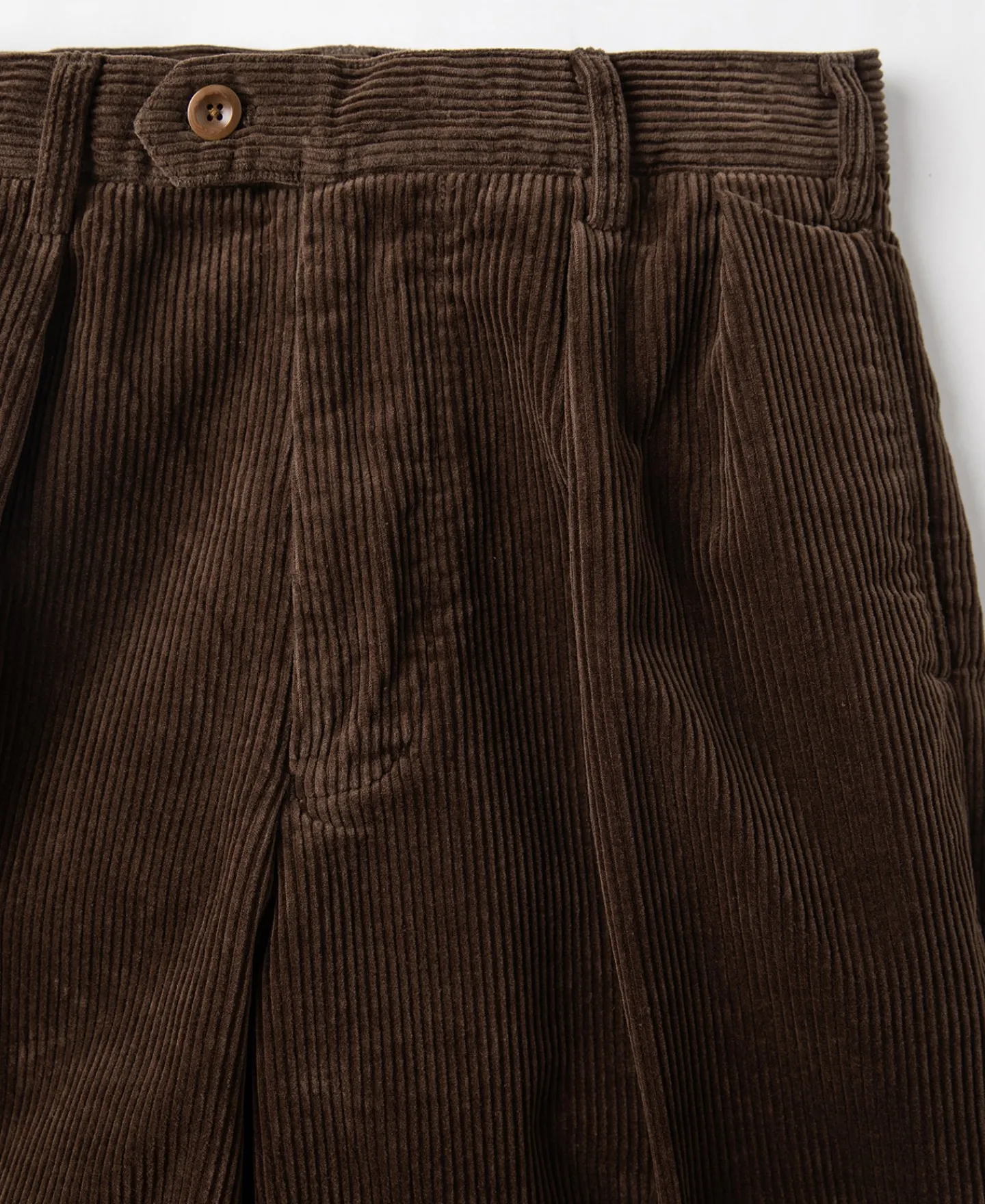 Sale 12.5 oz 8 Wale Corduroy Trousers - Brown Pants&trousers