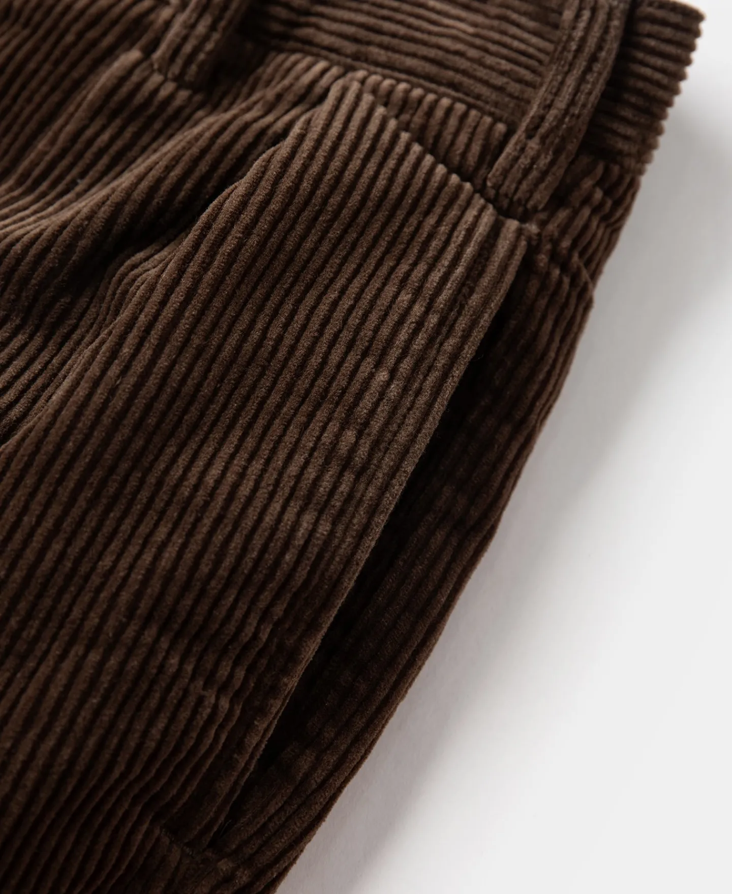 Sale 12.5 oz 8 Wale Corduroy Trousers - Brown Pants&trousers