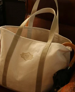 Clearance 22 oz Canvas Tote Bag - Khaki Bags&luggage
