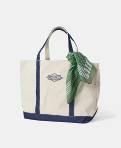Outlet 22 oz Canvas Tote Bag - Navy Bags&luggage