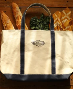 Outlet 22 oz Canvas Tote Bag - Navy Bags&luggage