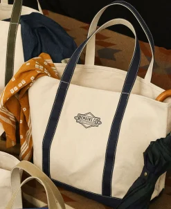 Outlet 22 oz Canvas Tote Bag - Navy Bags&luggage