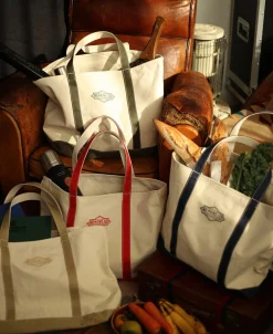 Outlet 22 oz Canvas Tote Bag - Navy Bags&luggage