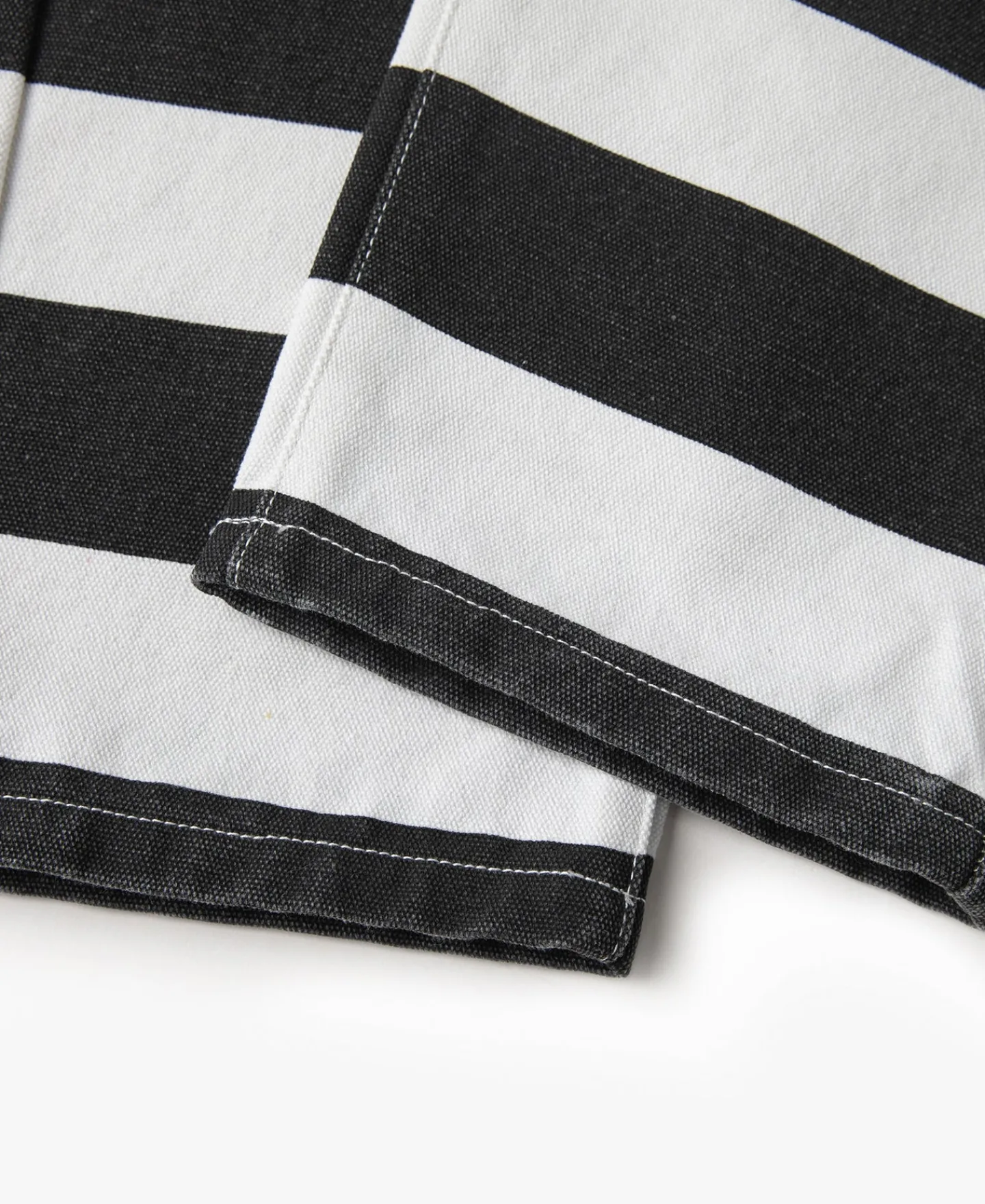 Hot 16 oz Canvas Wide Striped Biker Trousers Pants&trousers