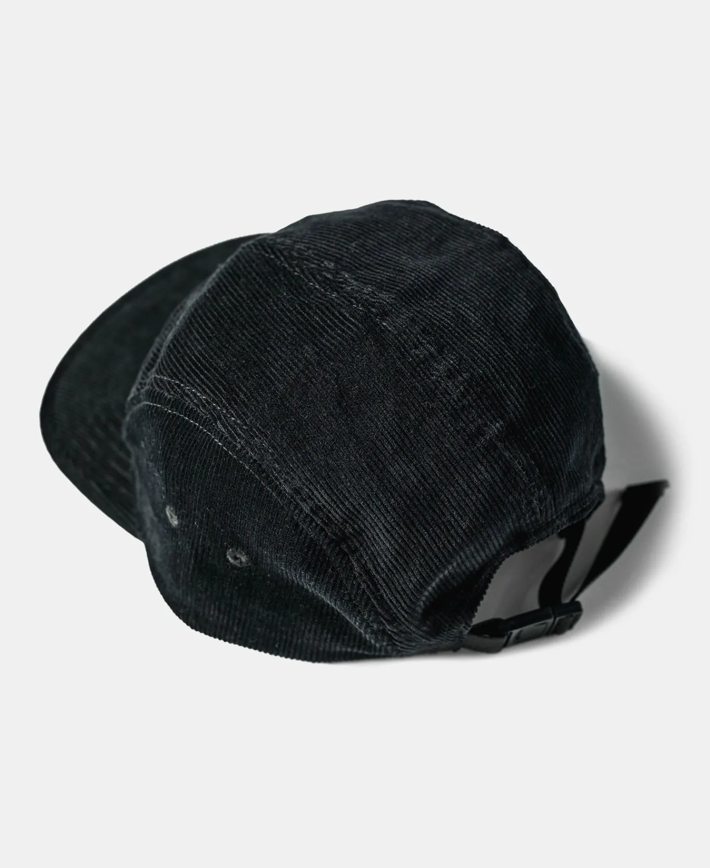 New 12.5 oz Corduroy 5 Panel Cap - Black Hats&caps