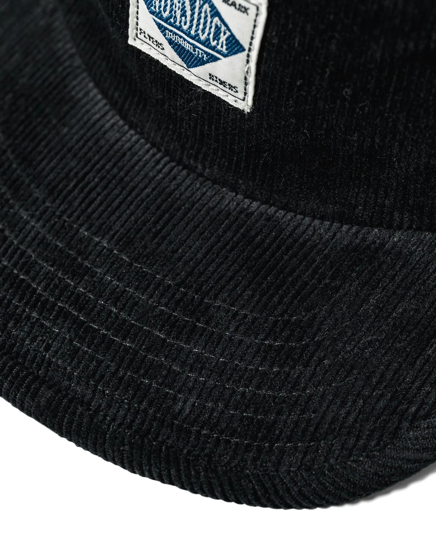 New 12.5 oz Corduroy 5 Panel Cap - Black Hats&caps