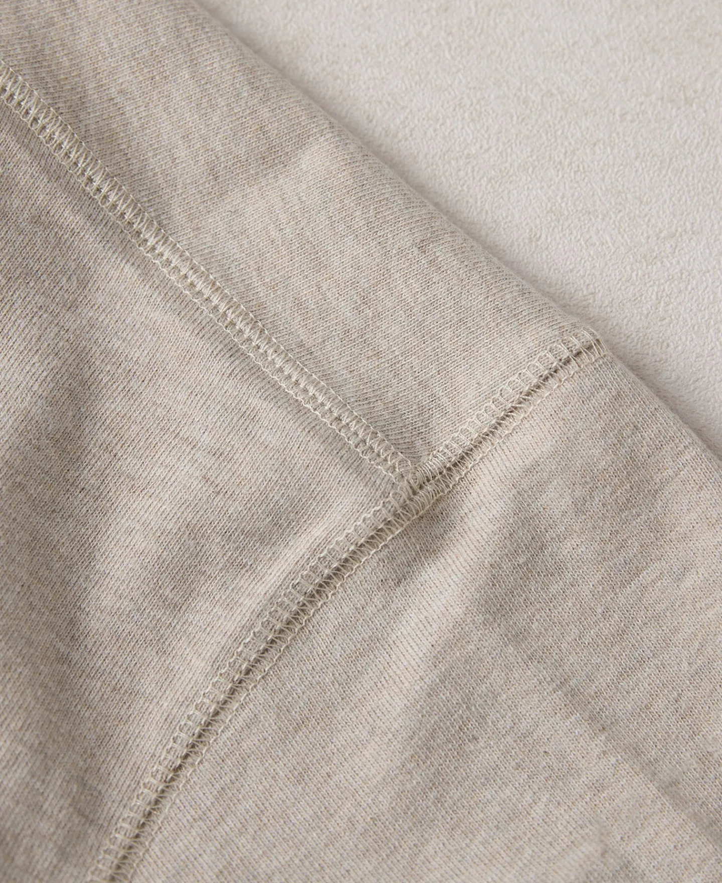 Hot 10.5 oz Cotton Loopwheel Tubular Long Sleeve T-Shirt - Oatmeal Long Sleeve T-Shirts | T-shirts