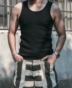 Online 10.5 oz Cotton Tank Top - Black Tank Tops&vests&boxers