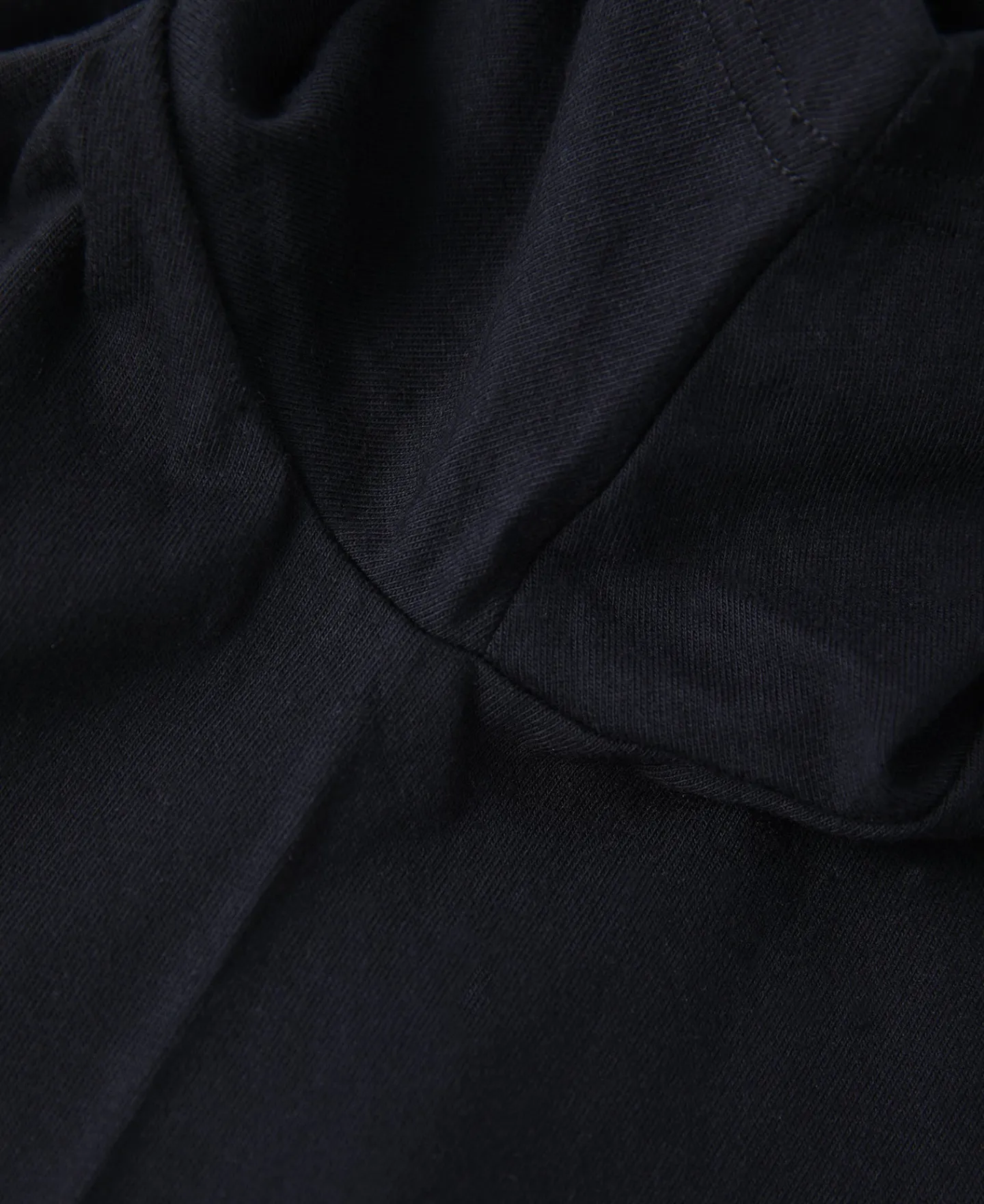 Hot 7.2 oz Cotton V-Neck Tubular T-Shirt - Black Short Sleeve T-Shirts | T-shirts