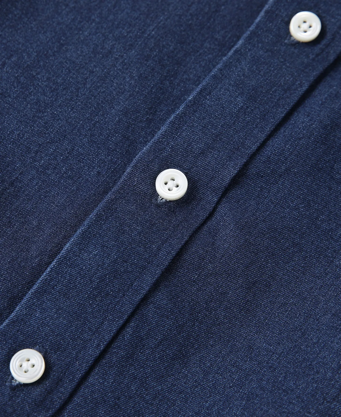 Discount 6.5 oz Indigo Denim Button-Down Collar Shirt Denim | Long Sleeve Shirts