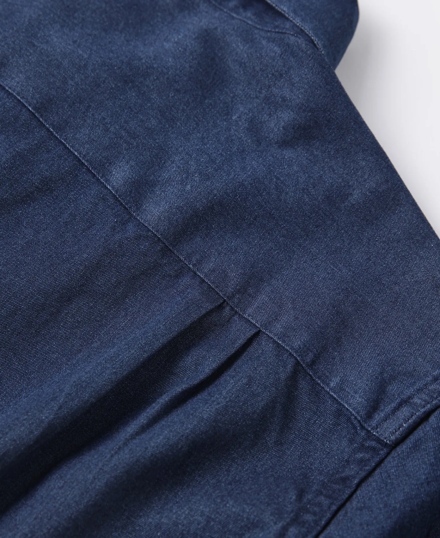 Discount 6.5 oz Indigo Denim Button-Down Collar Shirt Denim | Long Sleeve Shirts