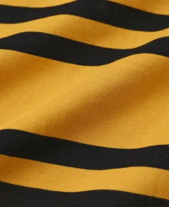 Fashion 9.8 oz IVY Style Striped T-Shirt - Yellow/Black Short Sleeve T-Shirts | T-shirts