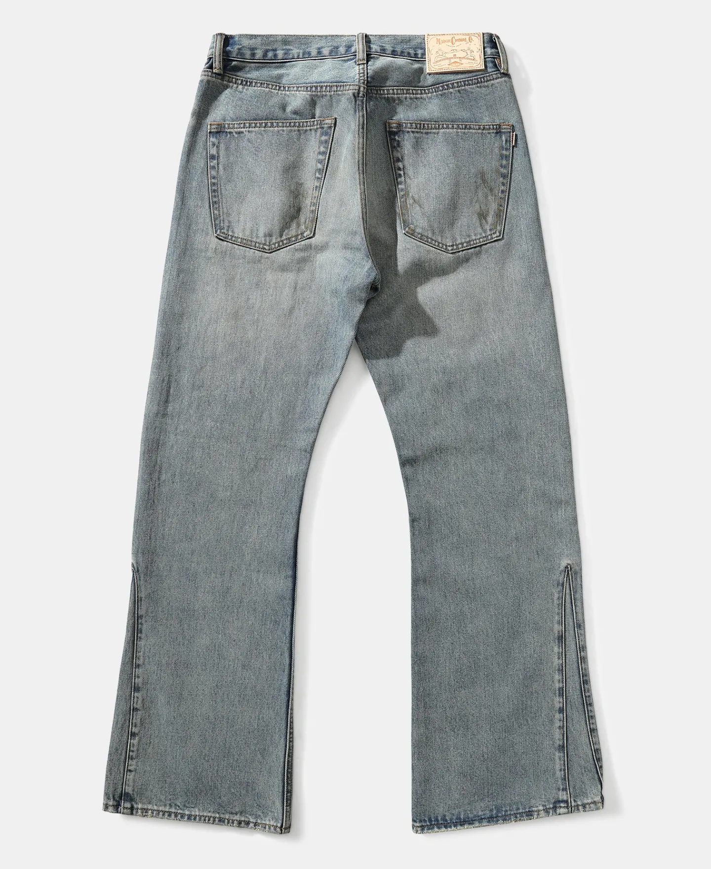 Online 14 oz Repaired Selvedge Denim Flared Jeans Jeans | Denim