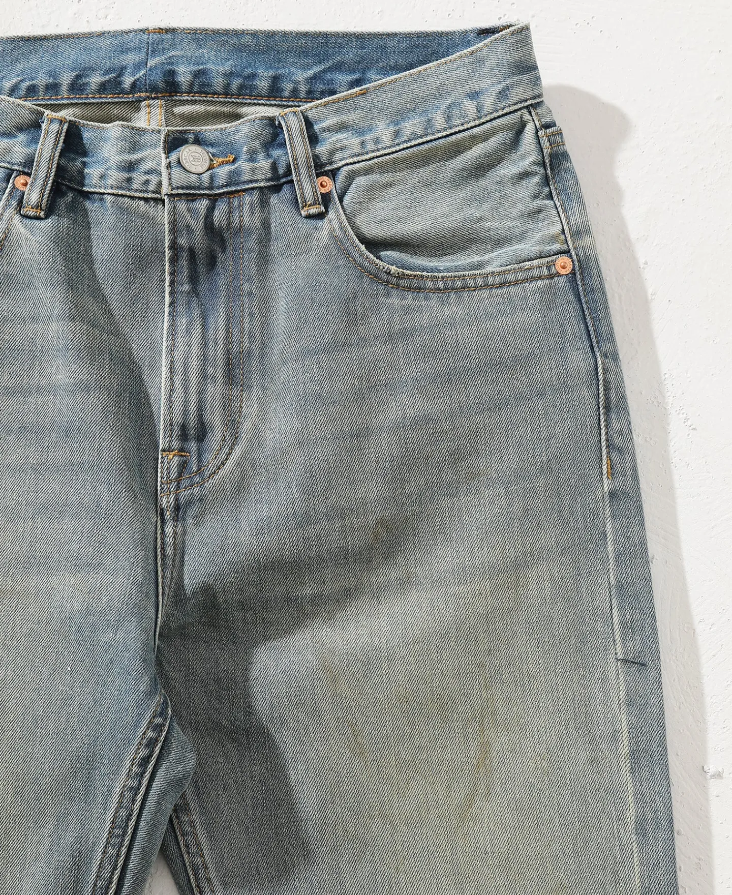 Online 14 oz Repaired Selvedge Denim Flared Jeans Jeans | Denim