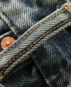 Online 14 oz Repaired Selvedge Denim Flared Jeans Jeans | Denim