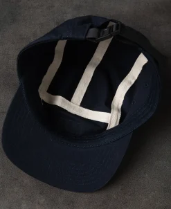 Fashion 7.5 oz Ripstop Cotton 5 Panel Cap - Navy Hats&caps