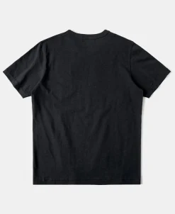 Hot 7.4 oz Slub Cotton Loopwheel Tubular Pocket T-Shirt - Black Short Sleeve T-Shirts | T-shirts