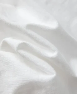 New 7.4 oz Slub Cotton Loopwheel Tubular Pocket T-Shirt - White Short Sleeve T-Shirts | T-shirts