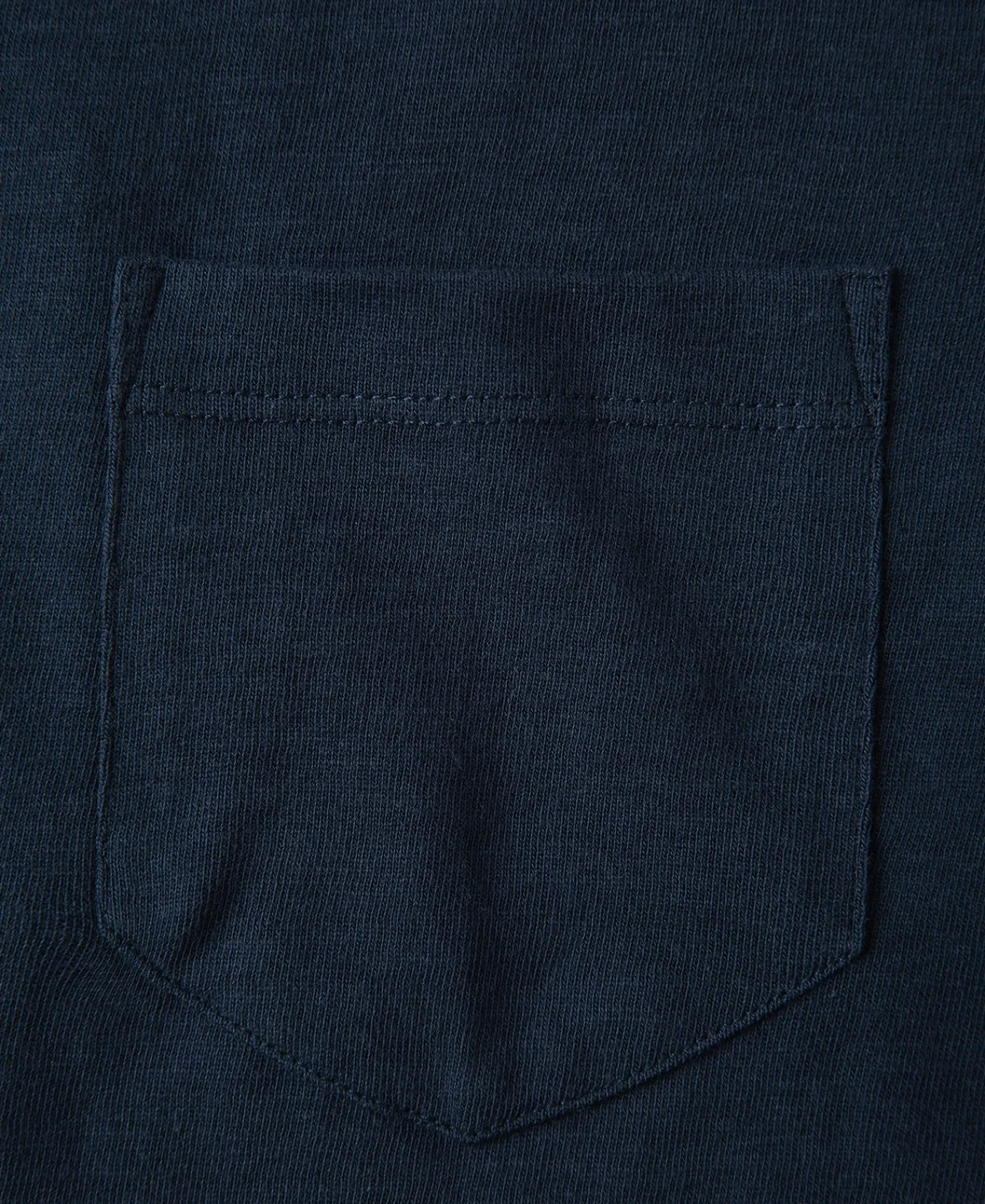 Sale 7.4 oz Slub Cotton Loopwheel Tubular Pocket T-Shirt - Navy Short Sleeve T-Shirts | T-shirts