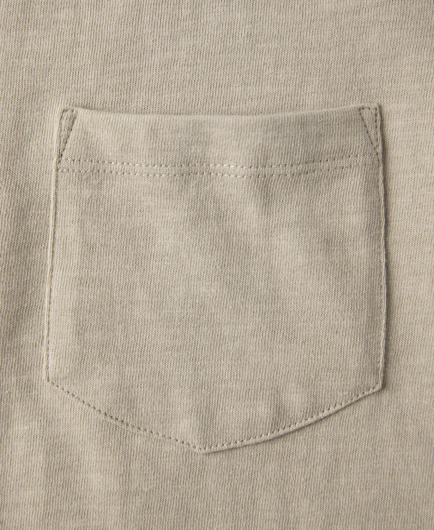 Best 7.4 oz Slub Cotton Loopwheel Tubular Pocket T-Shirt - Oatmeal Short Sleeve T-Shirts | T-shirts