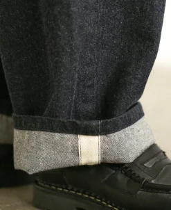 Outlet 12oz US Army MOD Wide-Leg Denim Trousers Jeans | Denim
