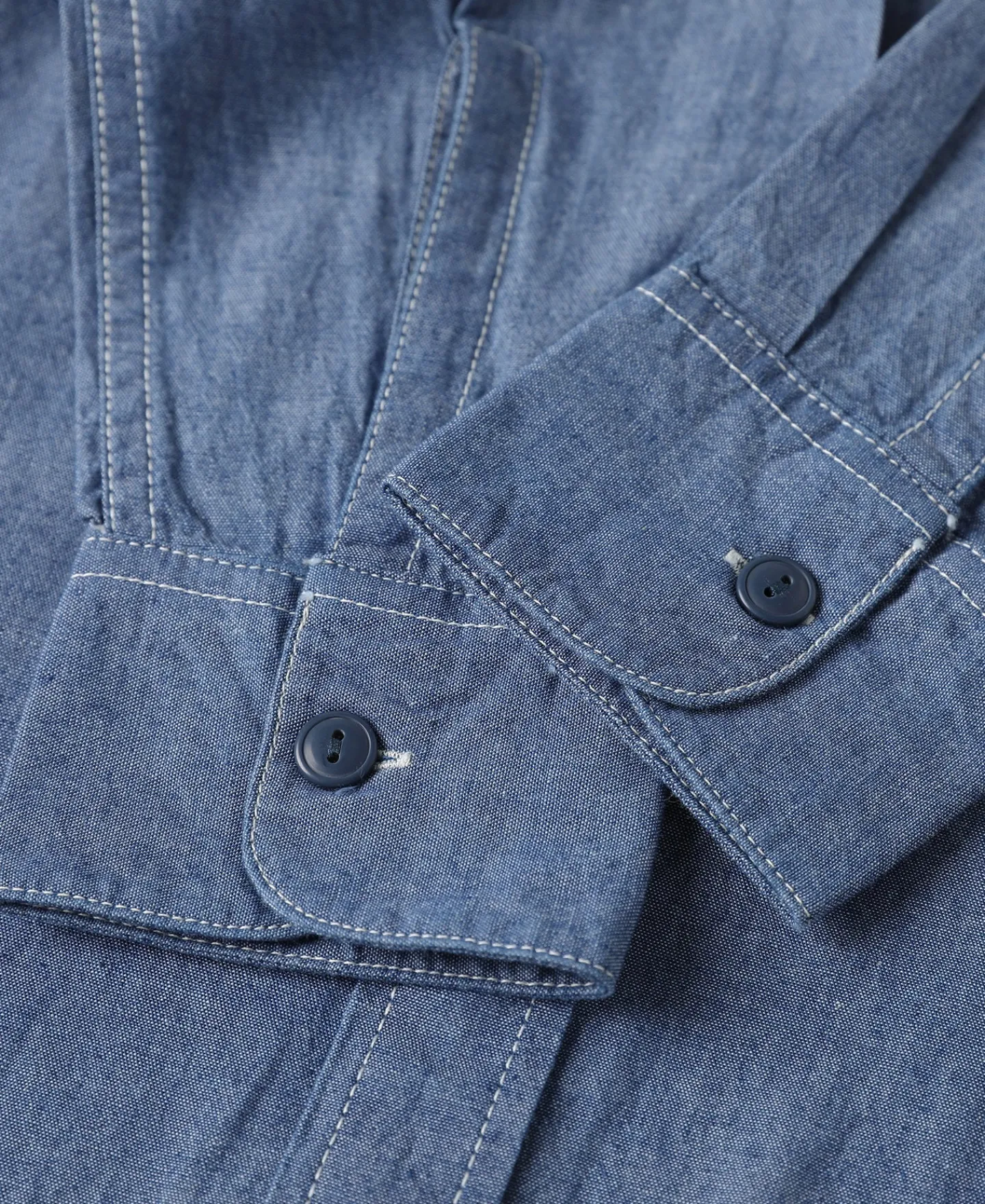 Hot 7 oz U.S.N. Chambray Shirt Long Sleeve Shirts | Shirts