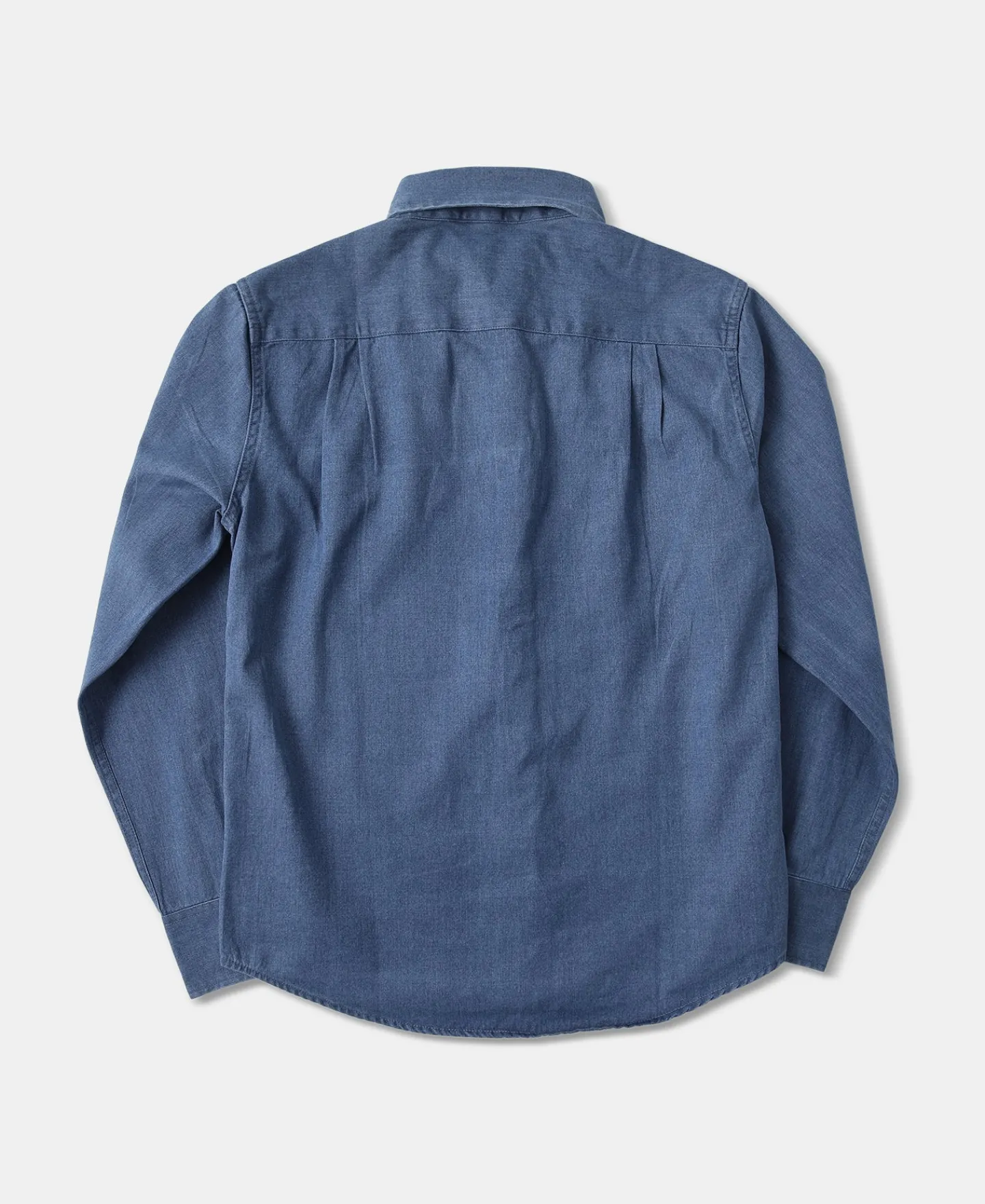 Sale 6.5 oz Washed Denim Button-Down Collar Shirt Denim | Long Sleeve Shirts